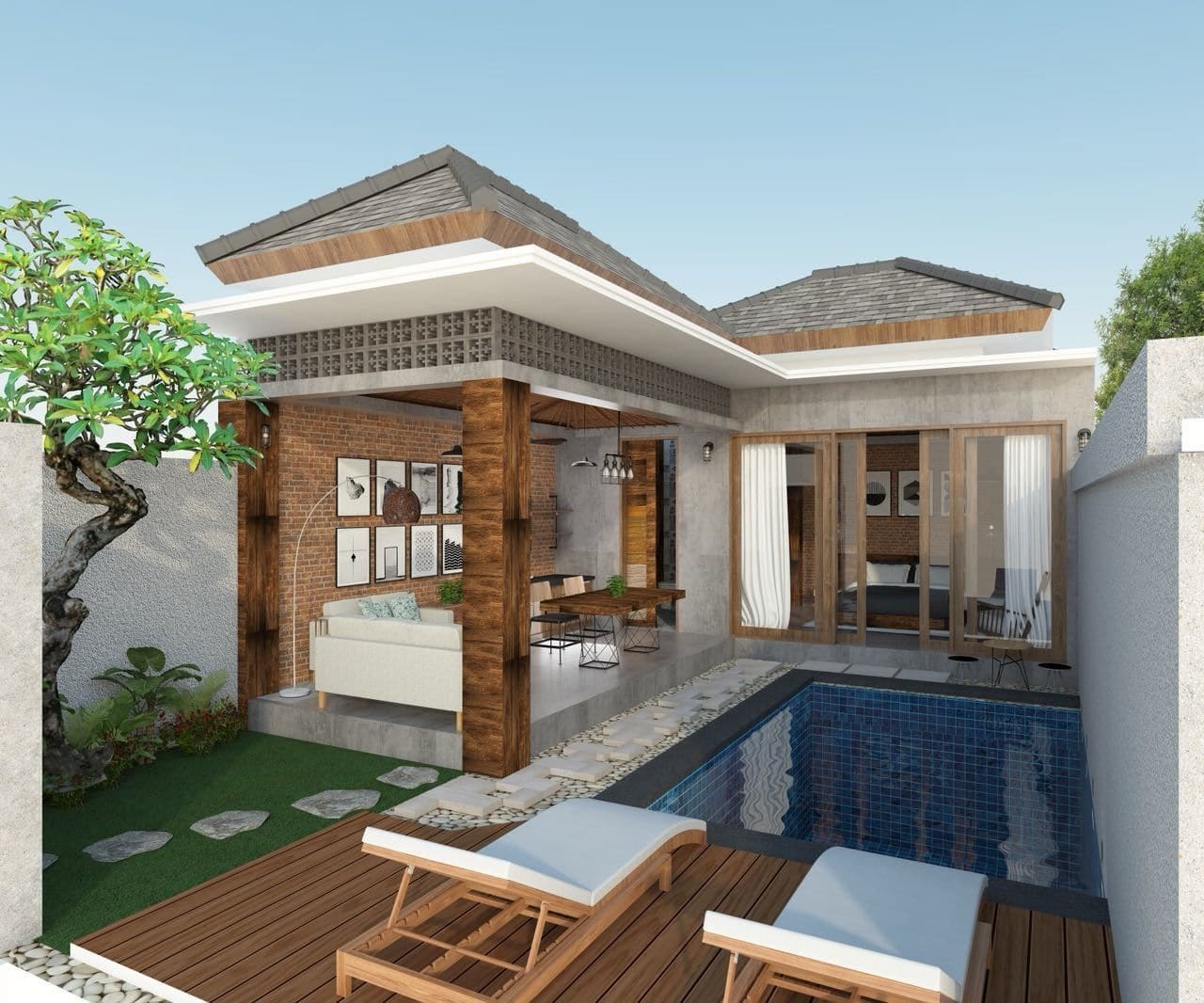 La Isla Villas Bali Canggu Eksteriør billede